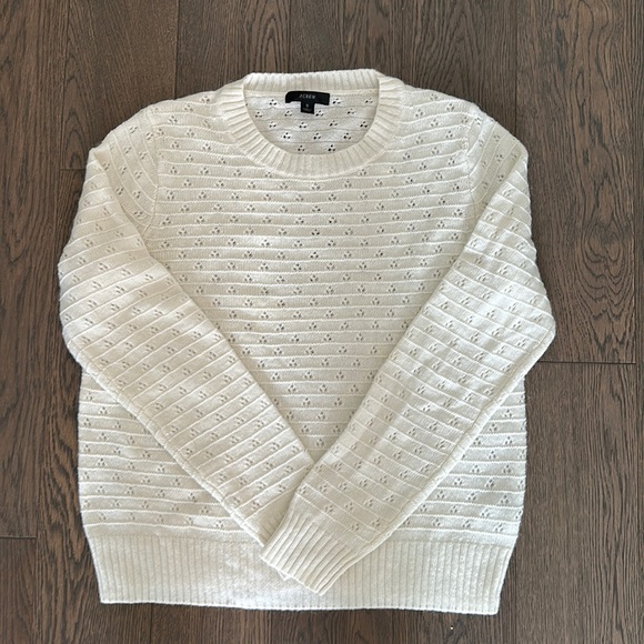 EUC JCrew Cream Sweater - Picture 1 of 7